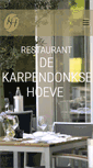 Mobile Screenshot of karpendonksehoeve.nl